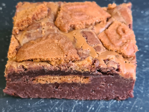 Lotus Biscoff brownie